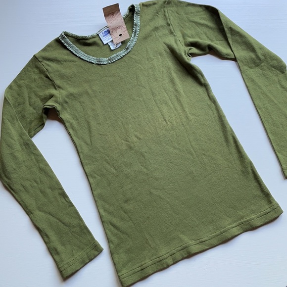 Cotton Caboodle | 2 Green Long Sleeve Tops | 6 - Picture 3 of 12